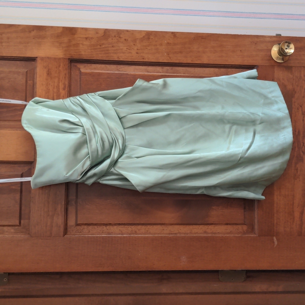 David's Bridal size 8 Meadow Green dress